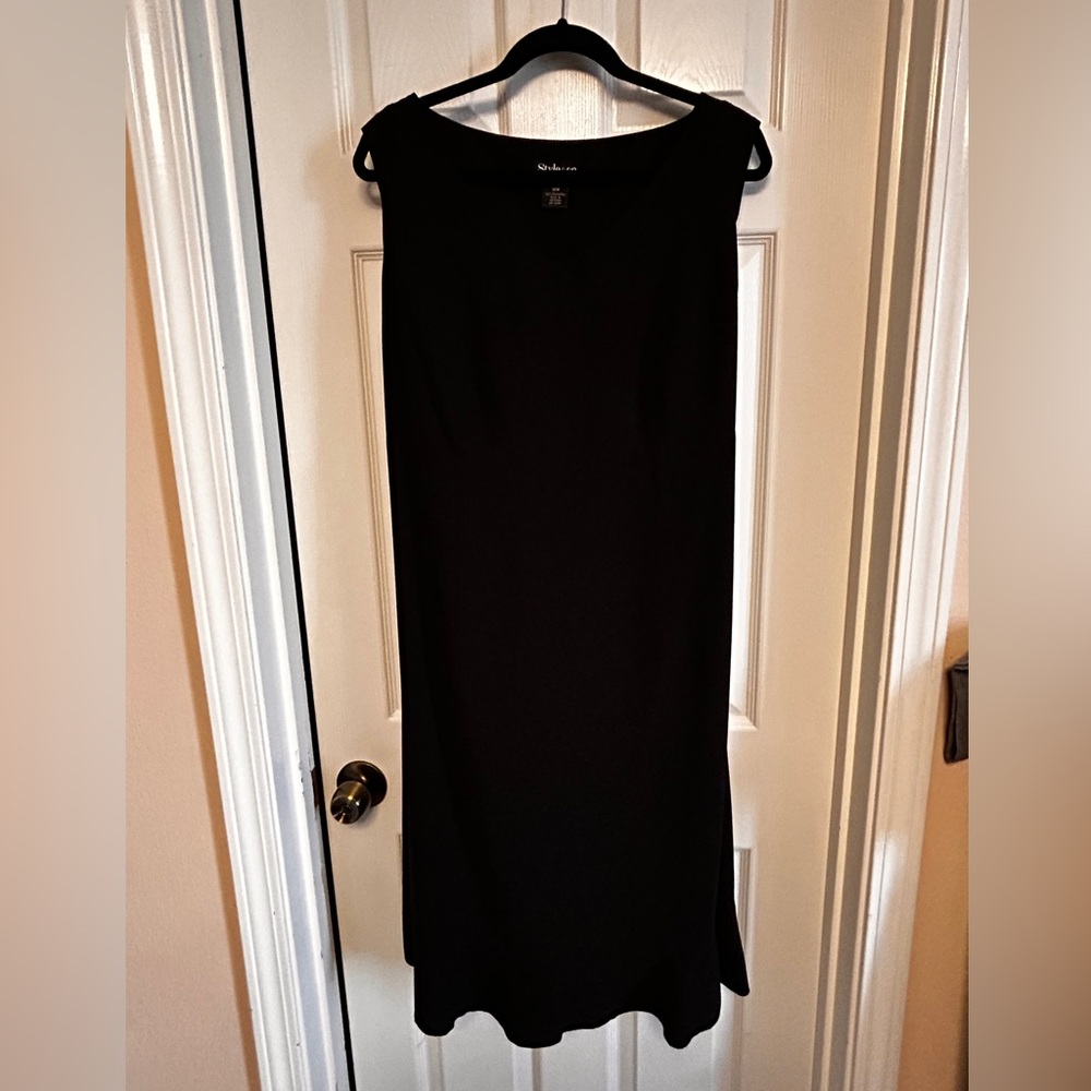 Macy’s Style & Co Elegant Black Sheath Dress